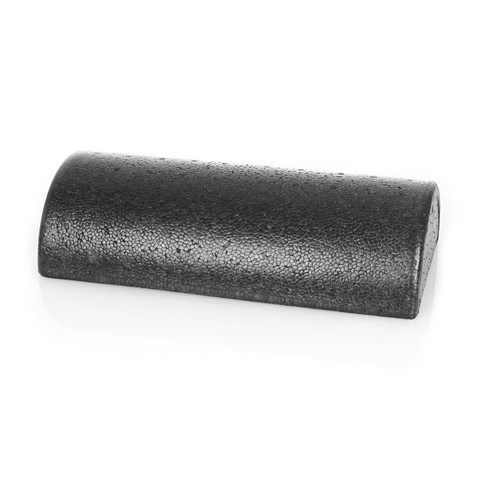 High Density Half Round Foam Roller 12x3-in, Black