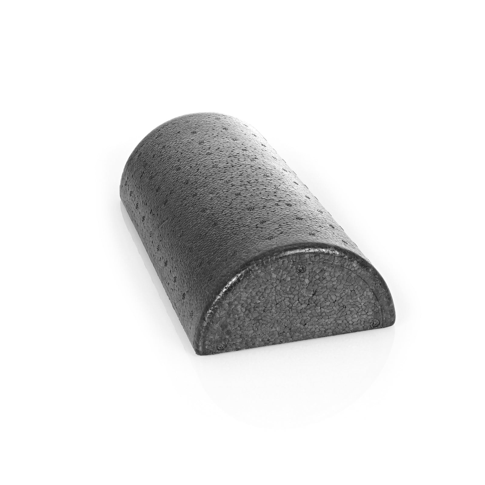 High Density Half Round Foam Roller 12x3-in, Black