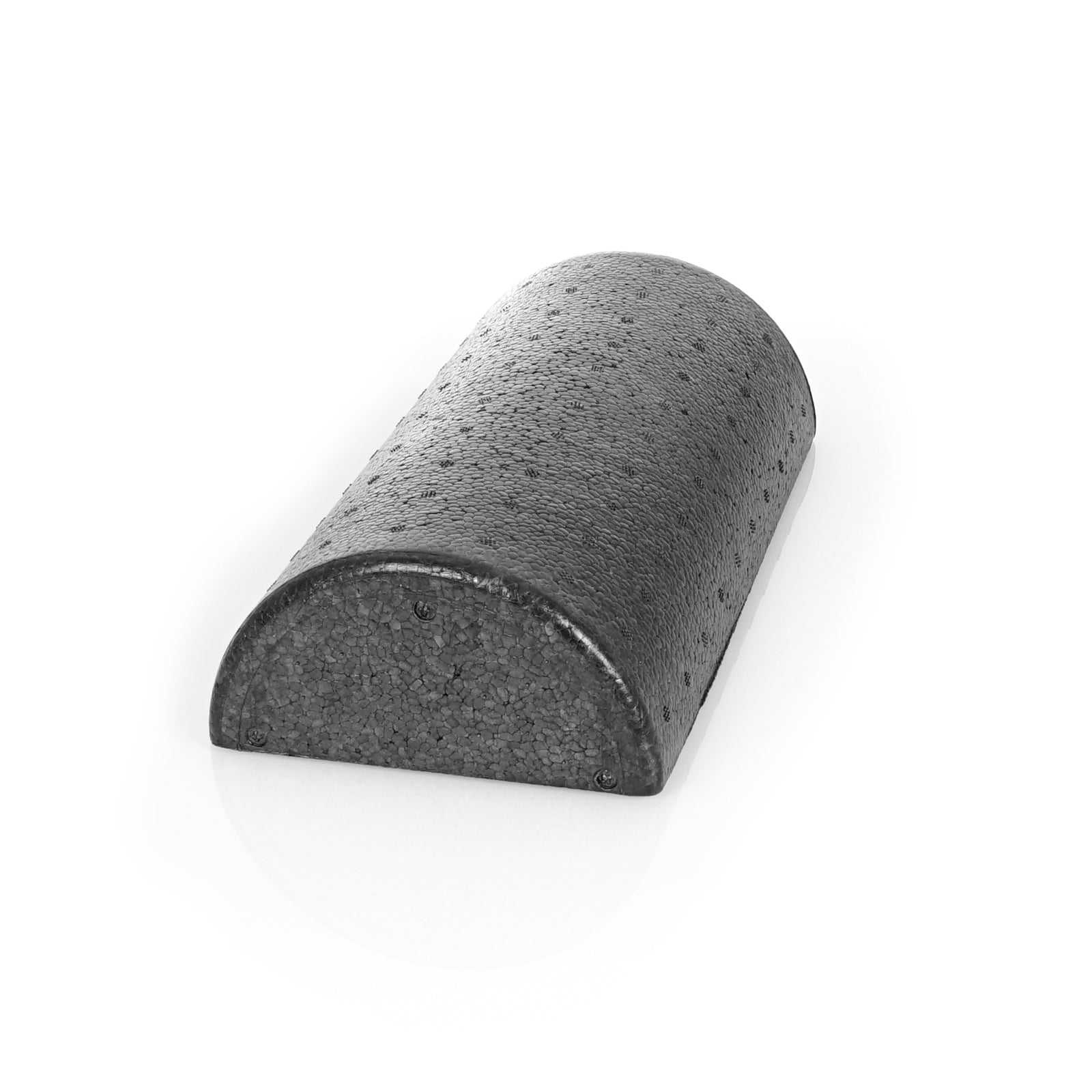 High Density Half Round Foam Roller 12x3-in, Black