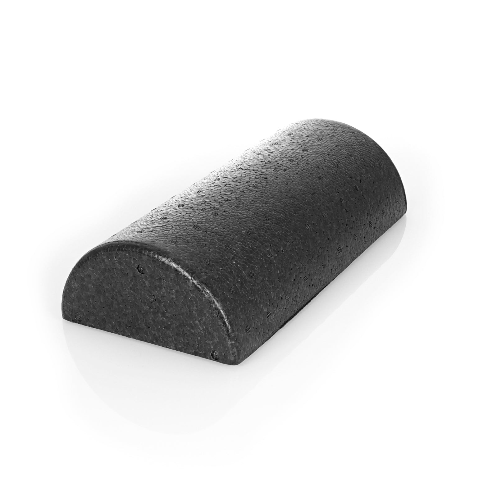 High Density Half Round Foam Roller 12x3-in, Black