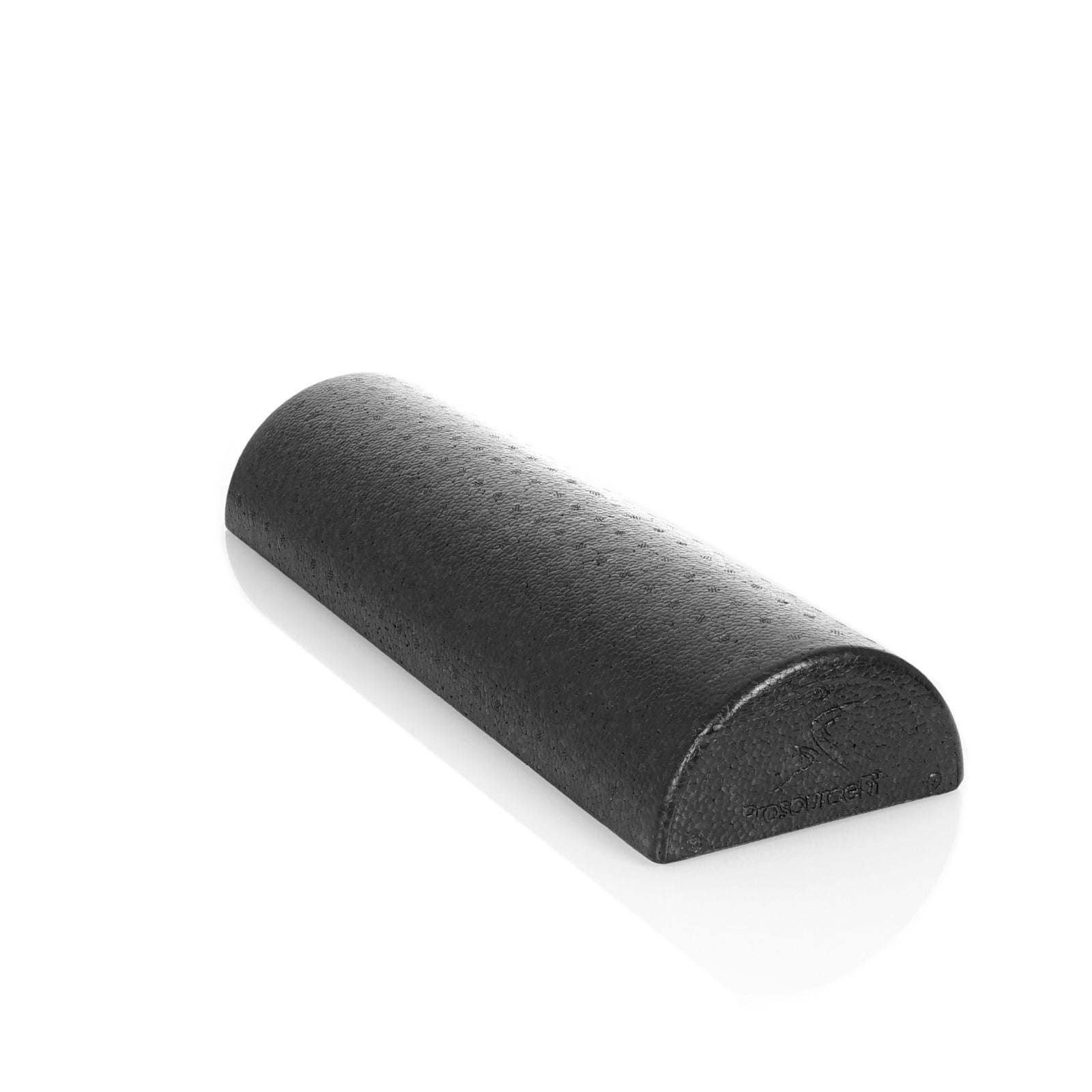 High Density Half Round Foam Roller 18x3-in, Black