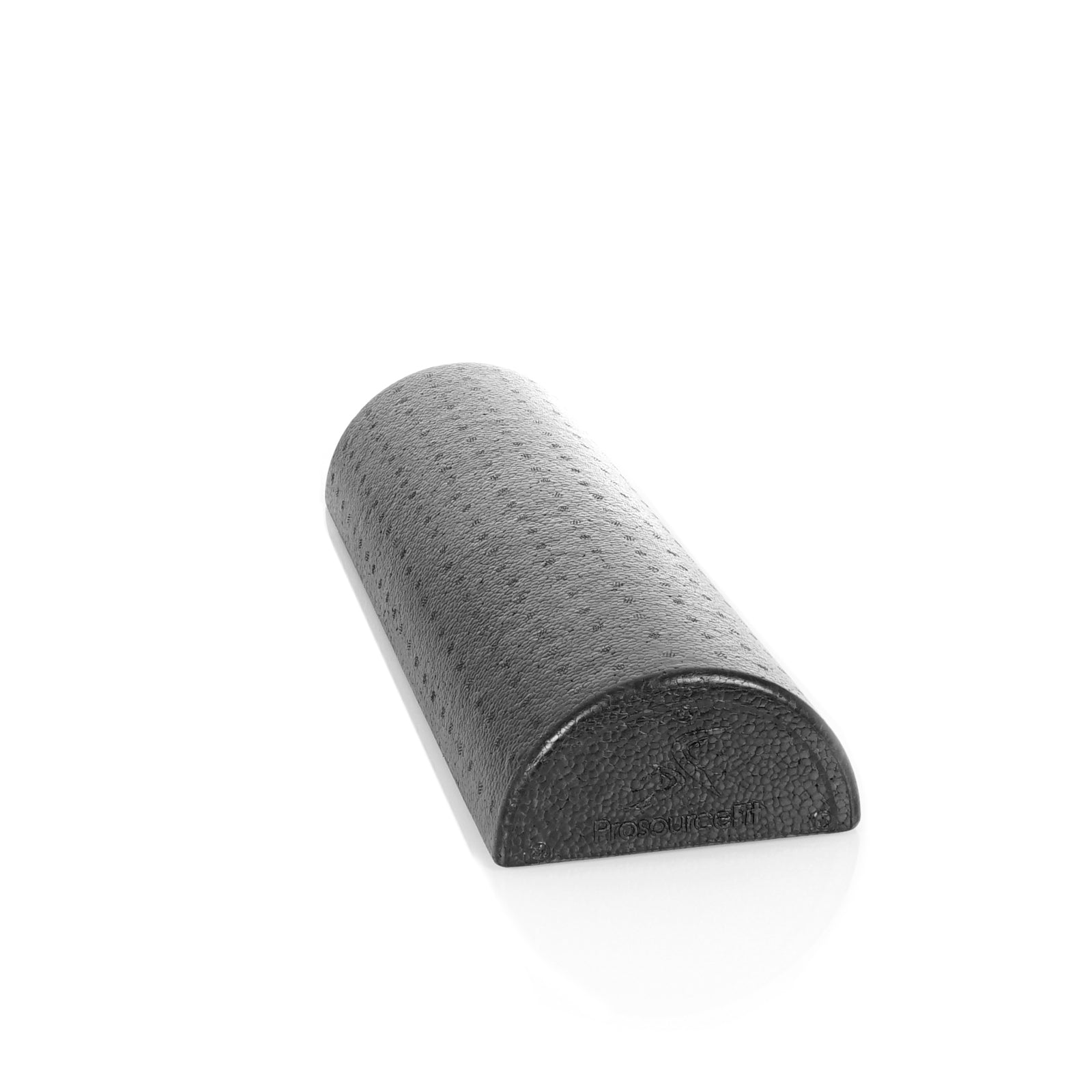 High Density Half Round Foam Roller 18x3-in, Black