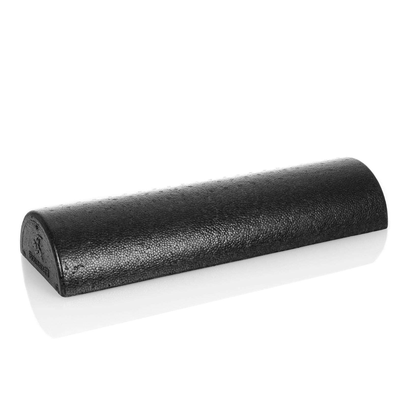 High Density Half Round Foam Roller 18x3-in, Black