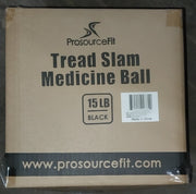Tread Slam Ball 15 lb, Black