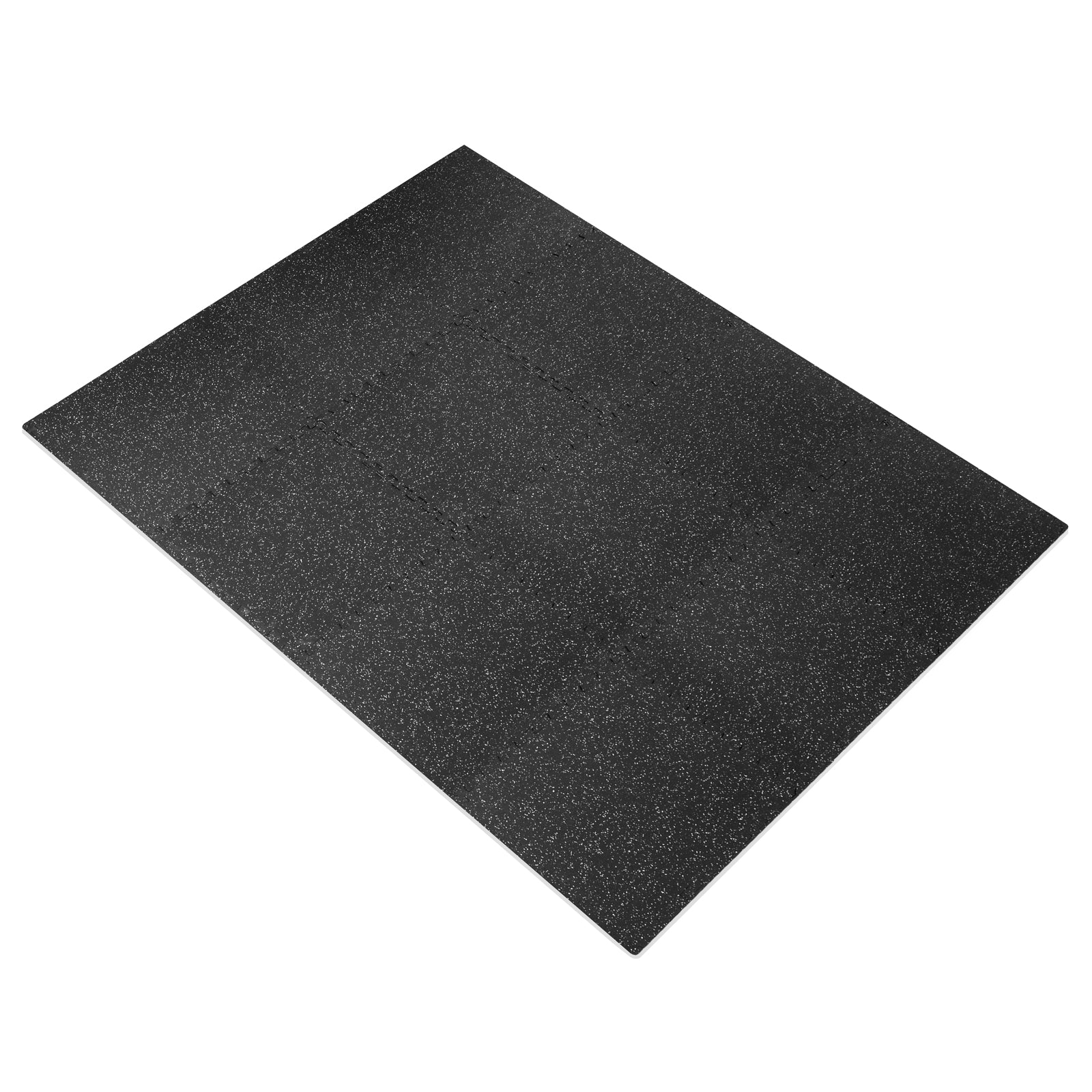 Rubber Top Exercise Puzzle Mat 1/2-in, Grey, 48 Sq Ft - 12 Tiles