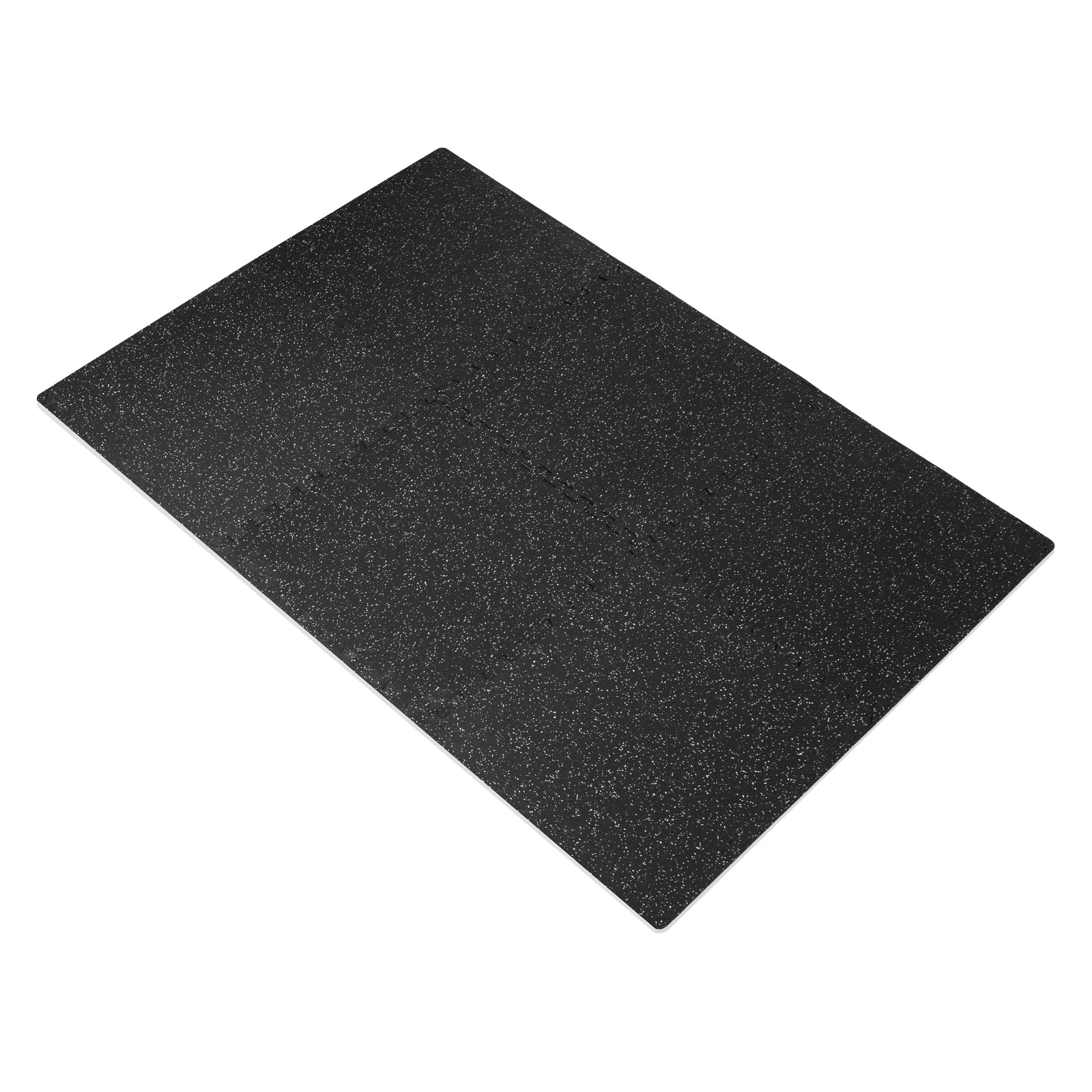 Rubber Top Exercise Puzzle Mat 1/2-in, Grey, 24 Sq Ft - 6 Tiles