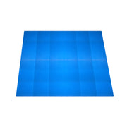Diamond Plate Exercise Puzzle Mat 1/2-in, Blue, 144 Sq Ft - 36 Tiles