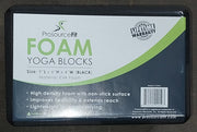 Foam Yoga Blocks, Black