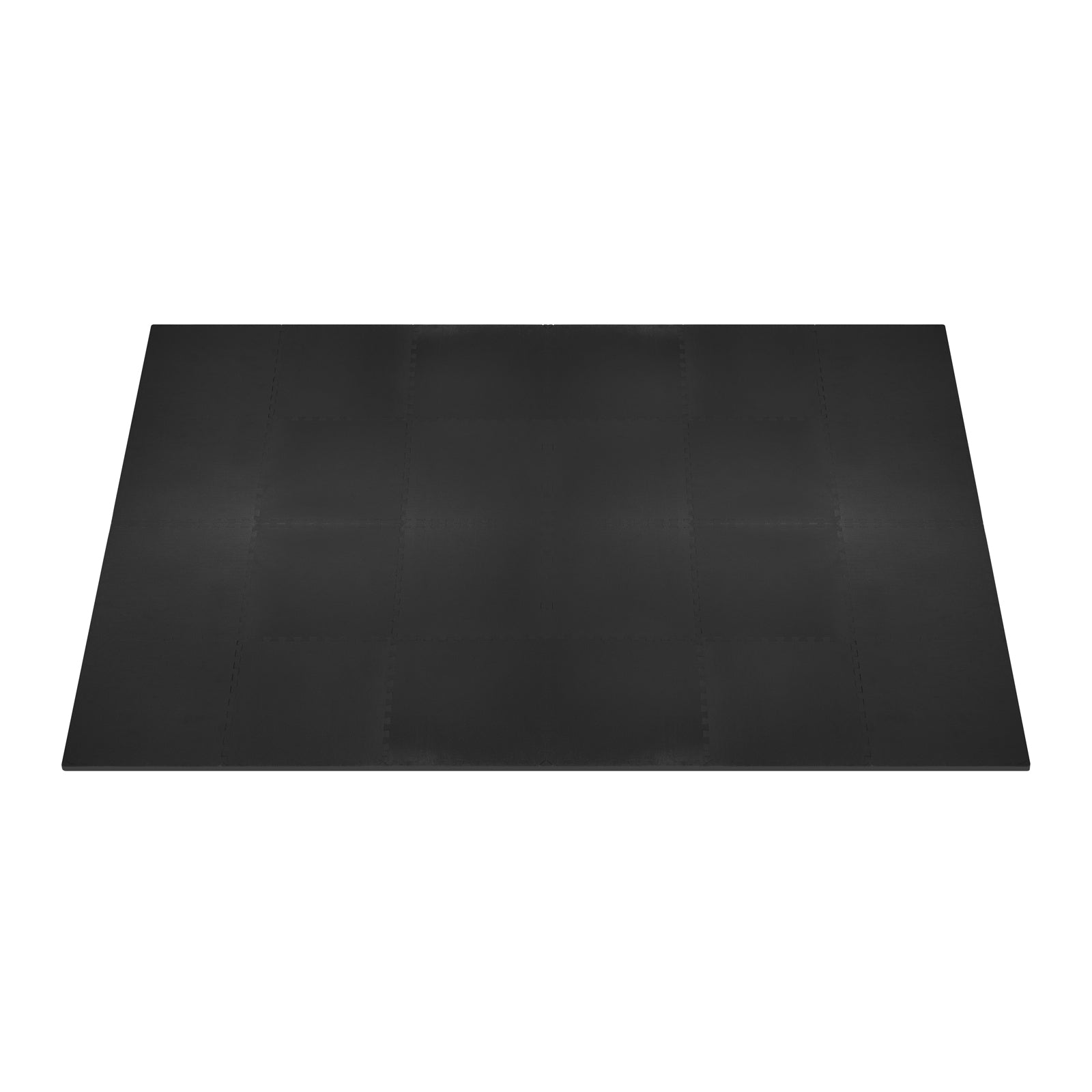 Weaved Pattern Exercise Puzzle Mat 3/4-in, Black, 96 Sq Ft - 24 Tiles