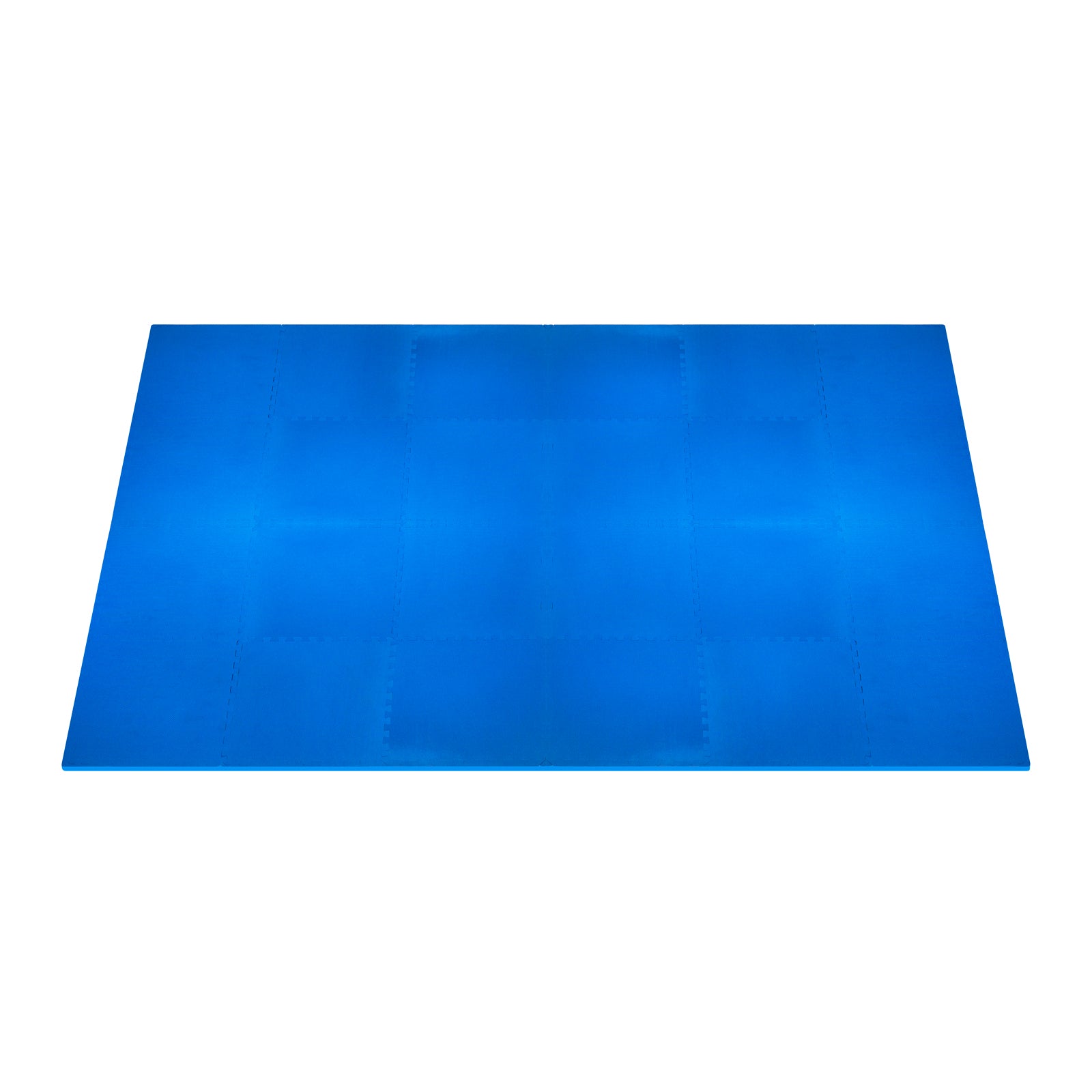 Weaved Pattern Exercise Puzzle Mat 3/4-in, Blue, 96 Sq Ft - 24 Tiles