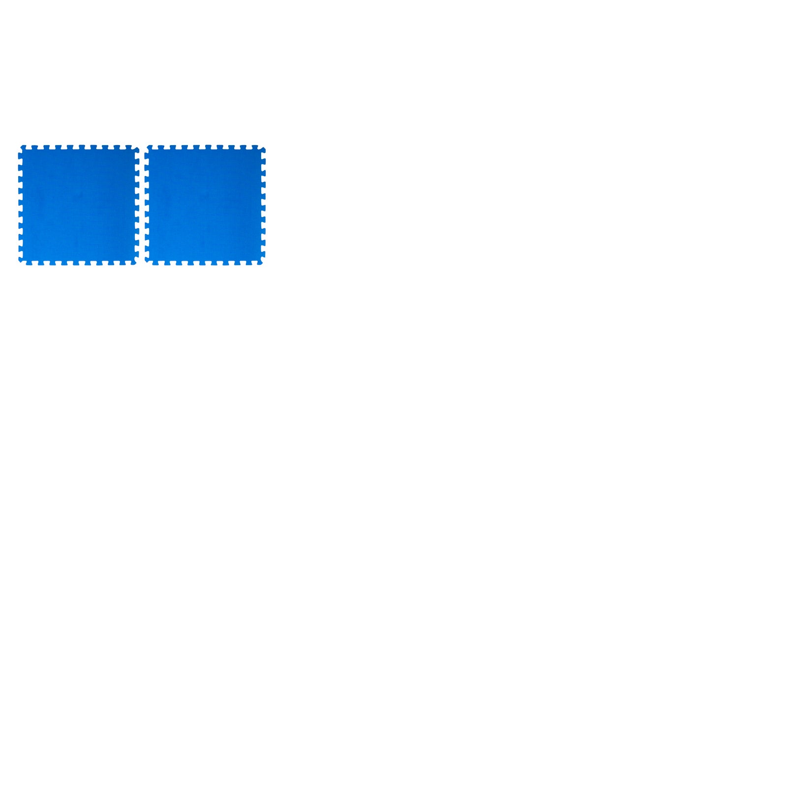 Weaved Pattern Exercise Puzzle Mat 3/4-in, Blue, 96 Sq Ft - 24 Tiles