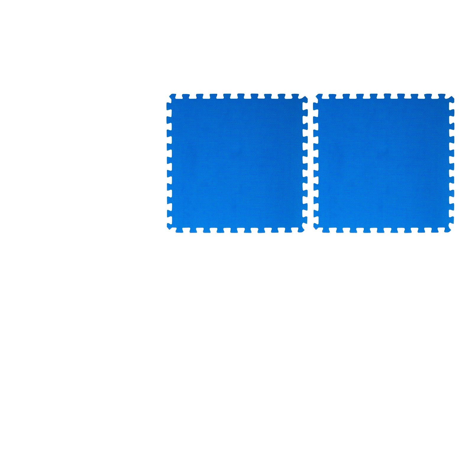 Weaved Pattern Exercise Puzzle Mat 3/4-in, Blue, 24 Sq Ft - 6 Tiles