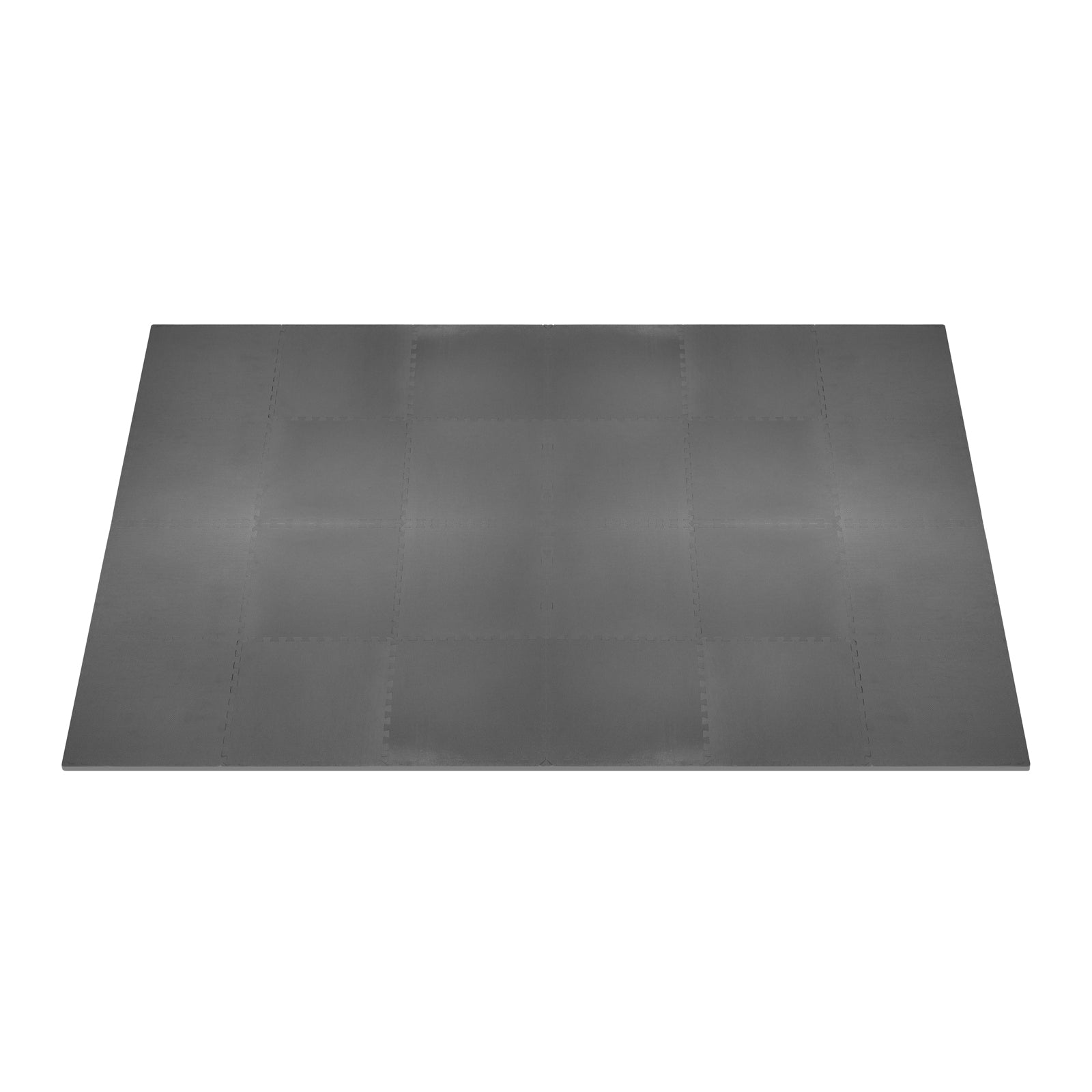 Weaved Pattern Exercise Puzzle Mat 3/4-in, Gray, 96 Sq Ft - 24 Tiles