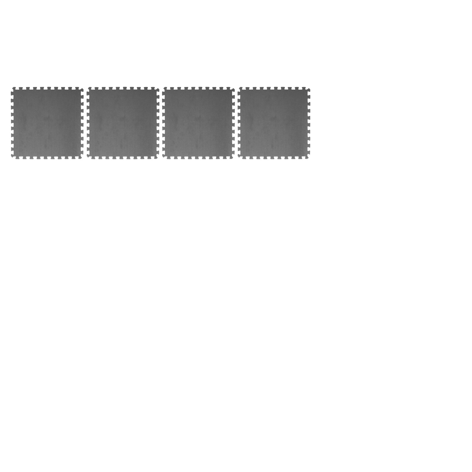 Weaved Pattern Exercise Puzzle Mat 3/4-in, Gray, 96 Sq Ft - 24 Tiles