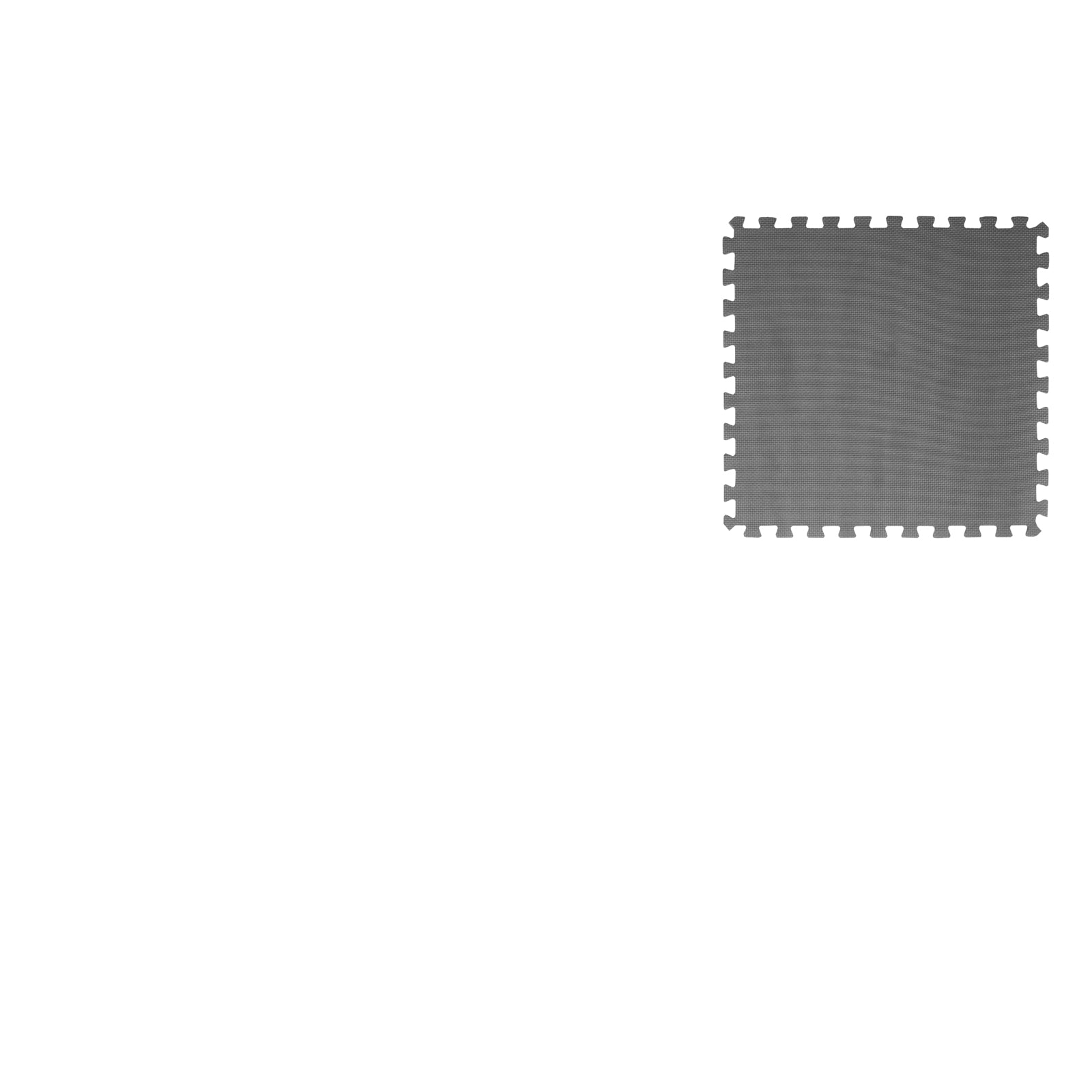 Weaved Pattern Exercise Puzzle Mat 3/4-in, Gray, 24 Sq Ft - 6 Tiles