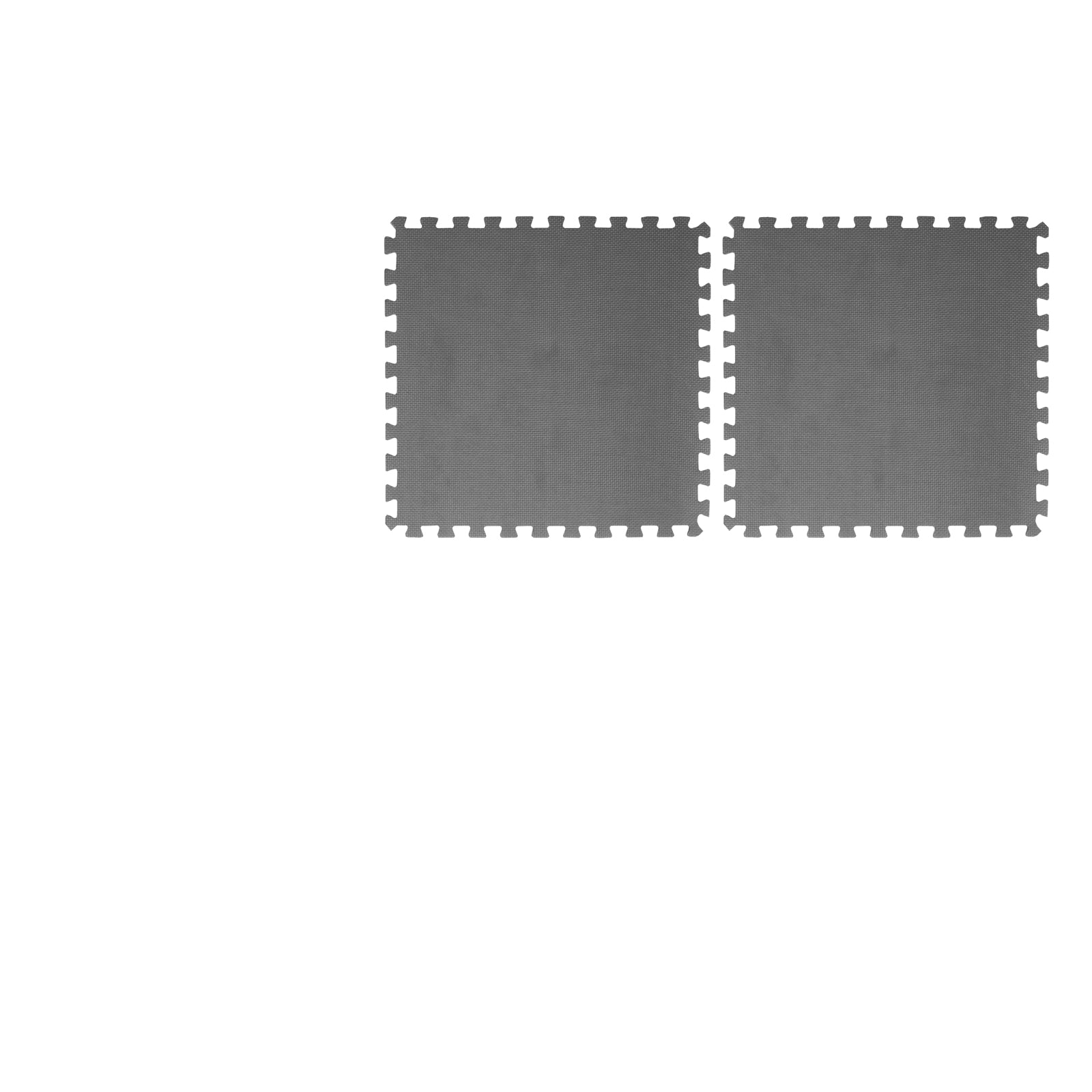 Weaved Pattern Exercise Puzzle Mat 3/4-in, Gray, 24 Sq Ft - 6 Tiles