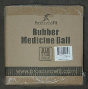 Rubber Medicine Ball, 8 lb