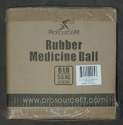 Rubber Medicine Ball, 8 lb