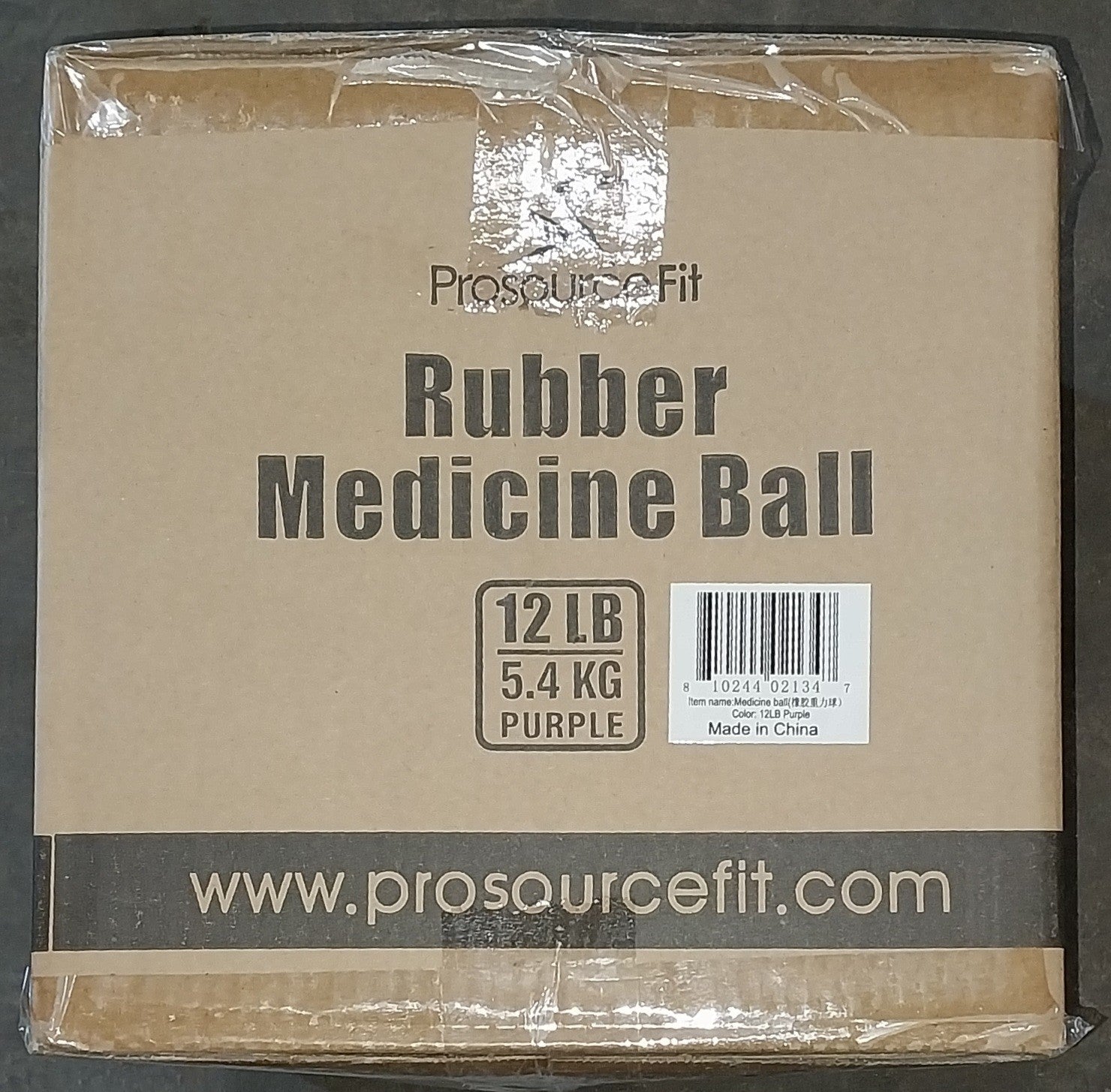 Rubber Medicine Ball, 12 lb