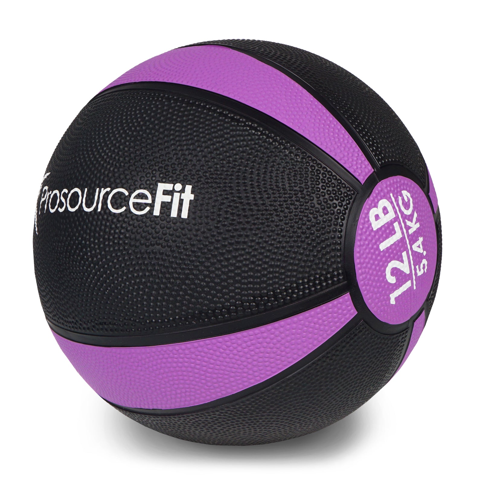 Rubber Medicine Ball, 12 lb
