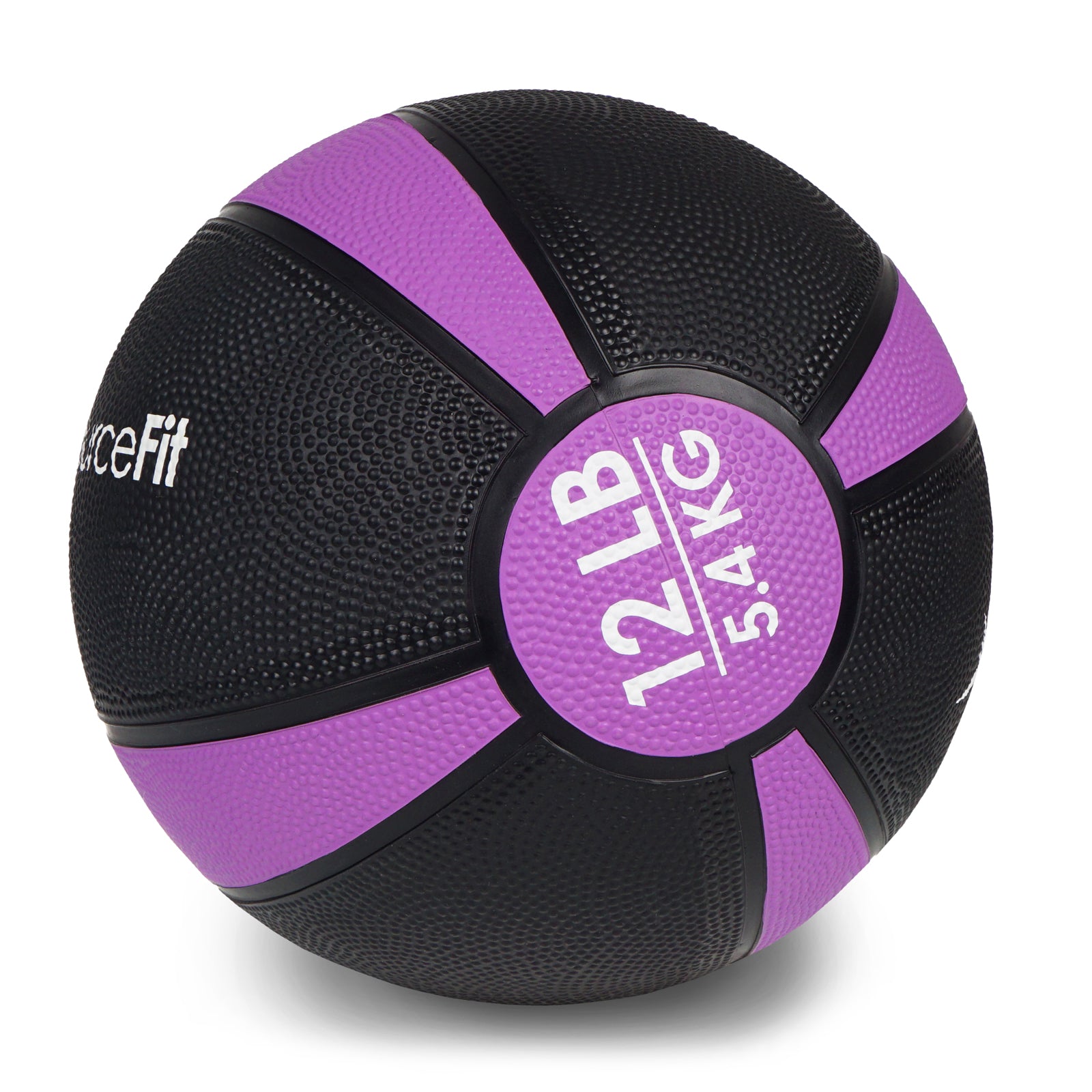 Rubber Medicine Ball, 12 lb