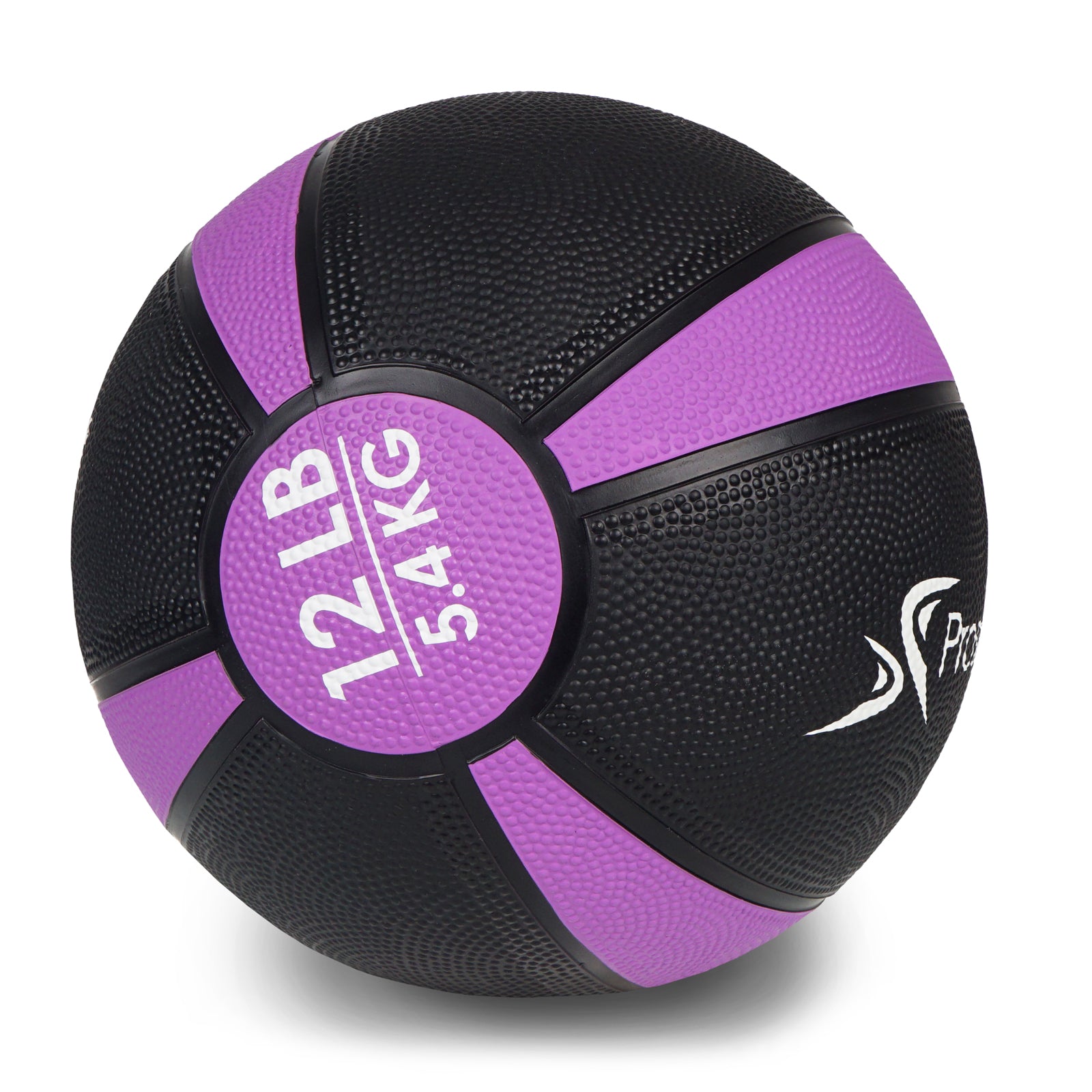 Rubber Medicine Ball, 12 lb