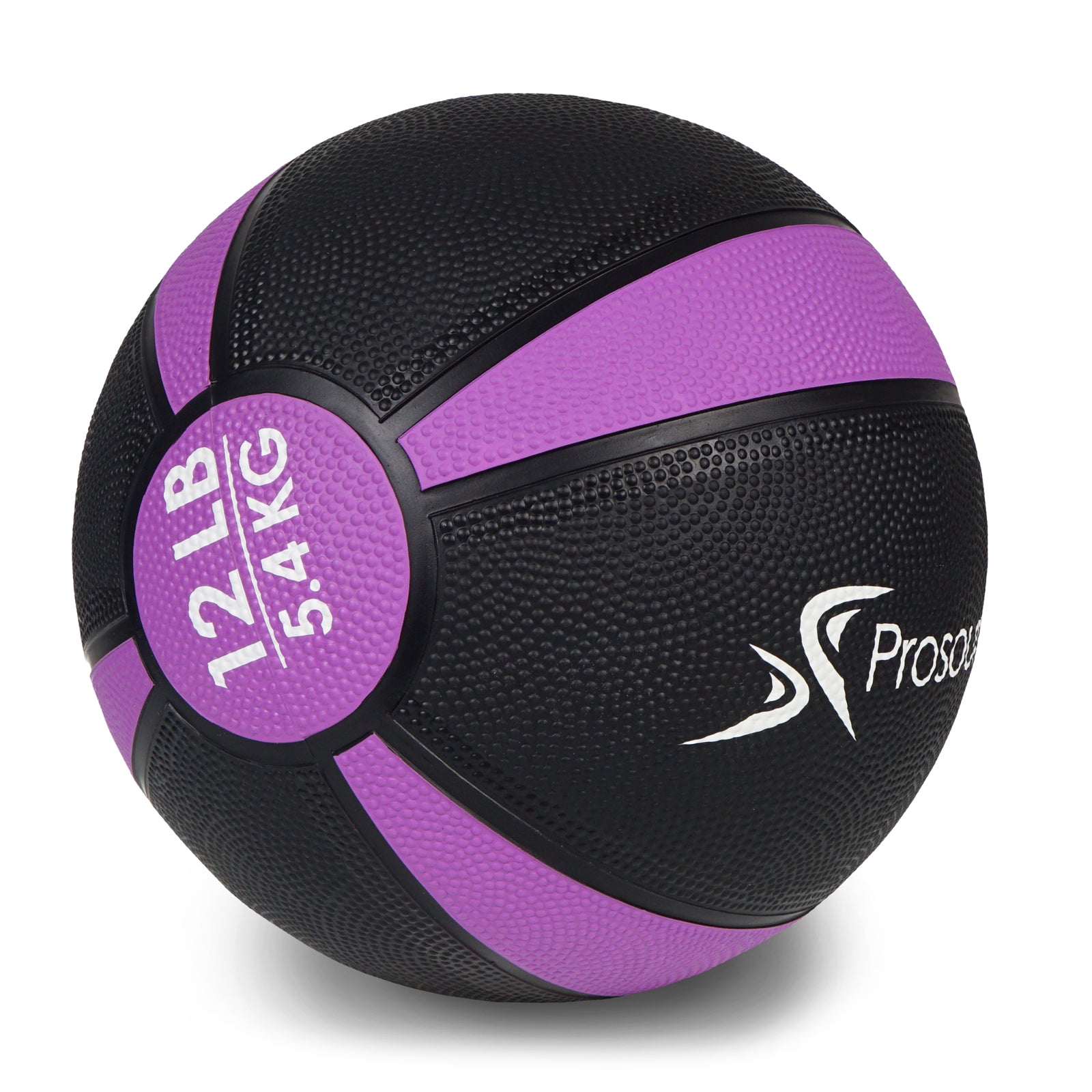 Rubber Medicine Ball, 12 lb