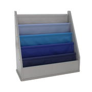 Laminate Sling Book Display - Gray/Navy/Powder Blue