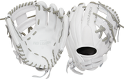 Easton Pro Collection Series 11.5-Inch Softball Glove - Right Hand Thrower - White/Gray