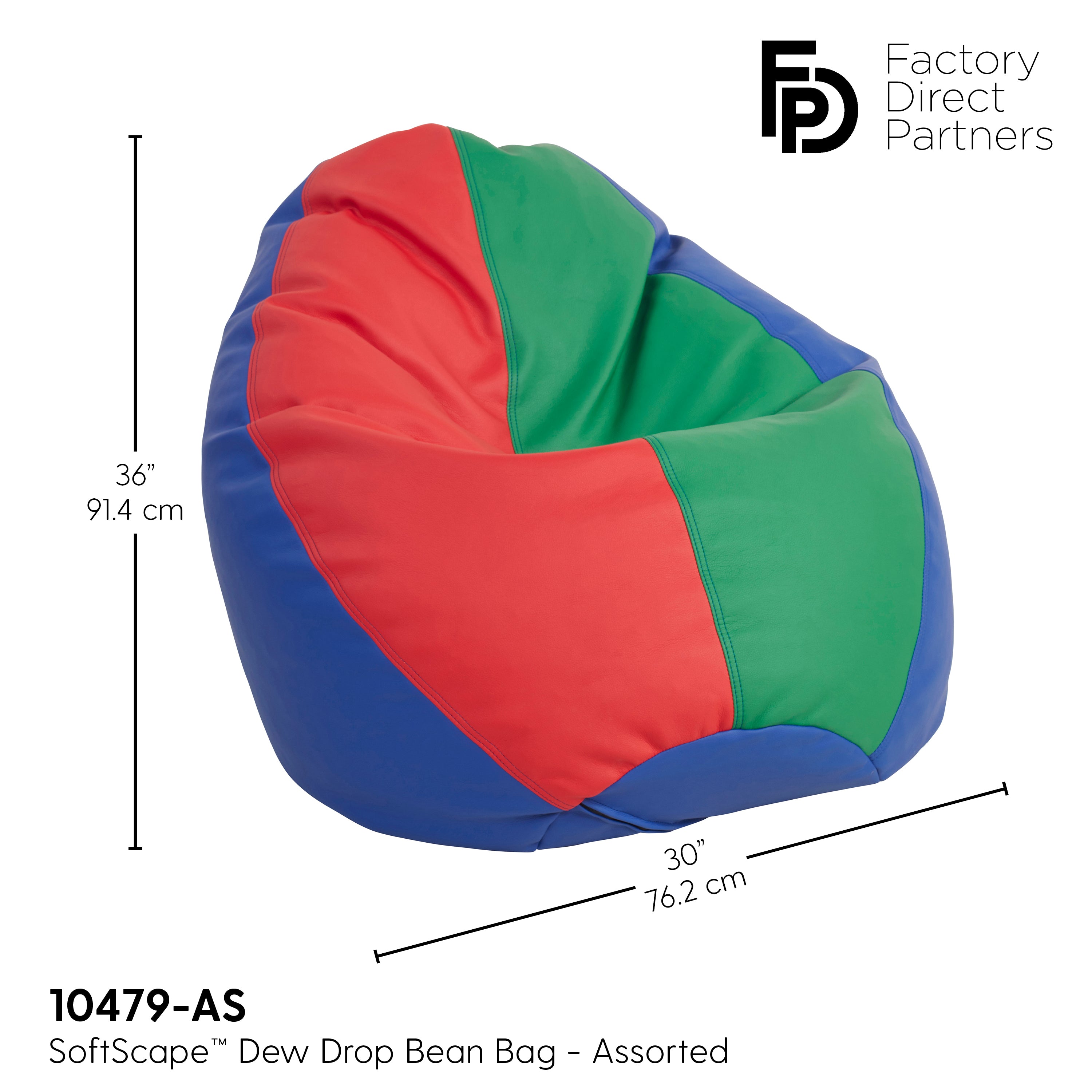 SoftScape Dew Drop Bean Bag - Assorted