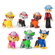 PAW Patrol Fire Rescue Team Pack with 7 Collectible Action Figures, Including Ryder & 6 PAW Patrol Pups, Kids Toys for Boys & Girls Ages 3 and Up
