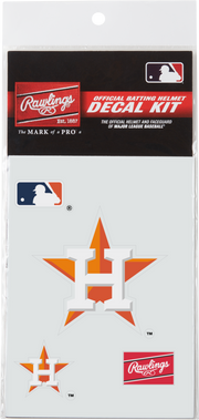 Rawlings Mlb Replica Decal Kits - Houston Astros
