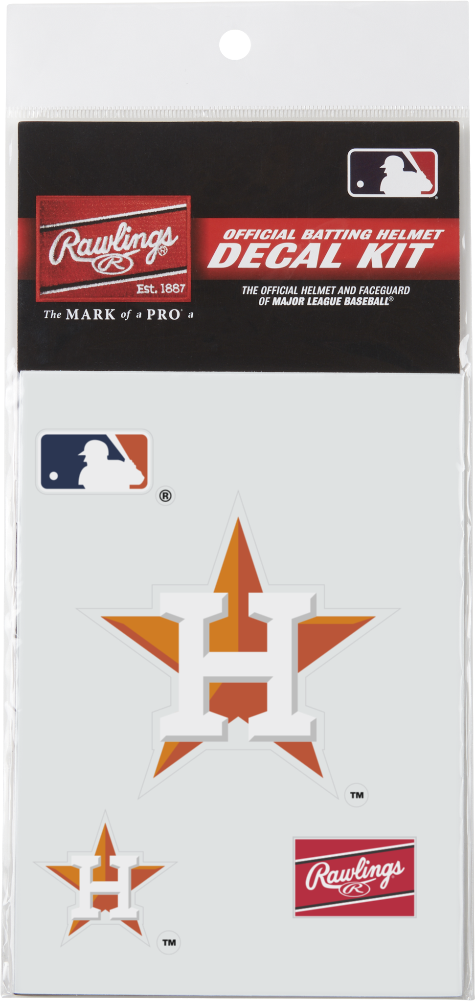 Rawlings Mlb Replica Decal Kits - Houston Astros