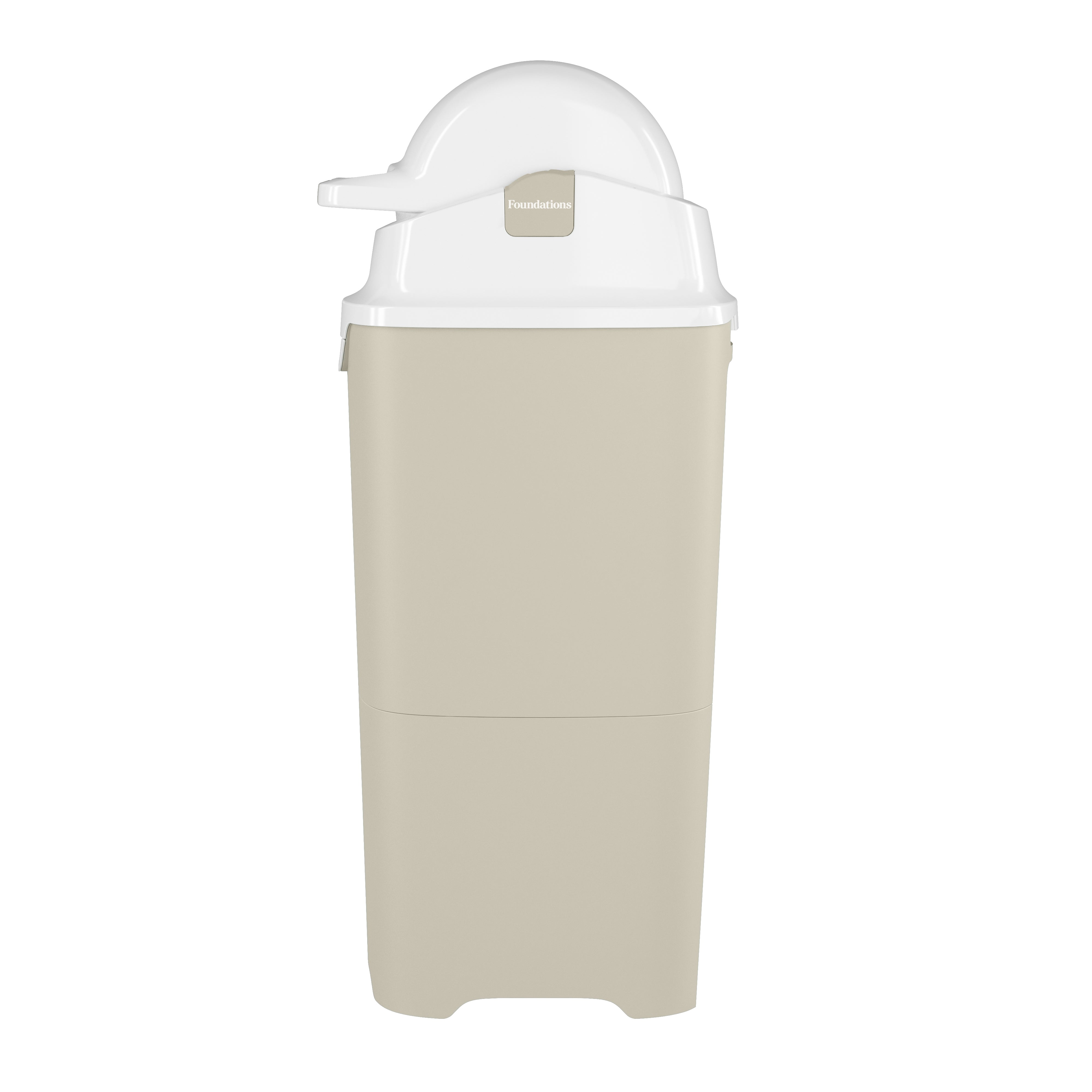 Foundations Tall Diaper Pail, Sand