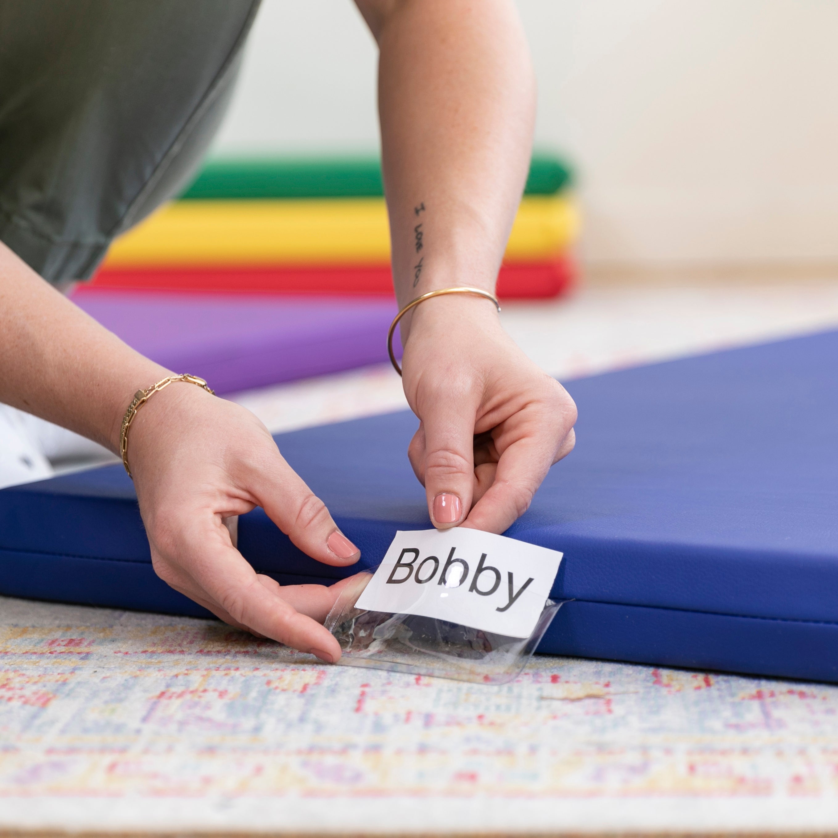 SoftZone Rainbow Rest Mat 5-Piece - Assorted