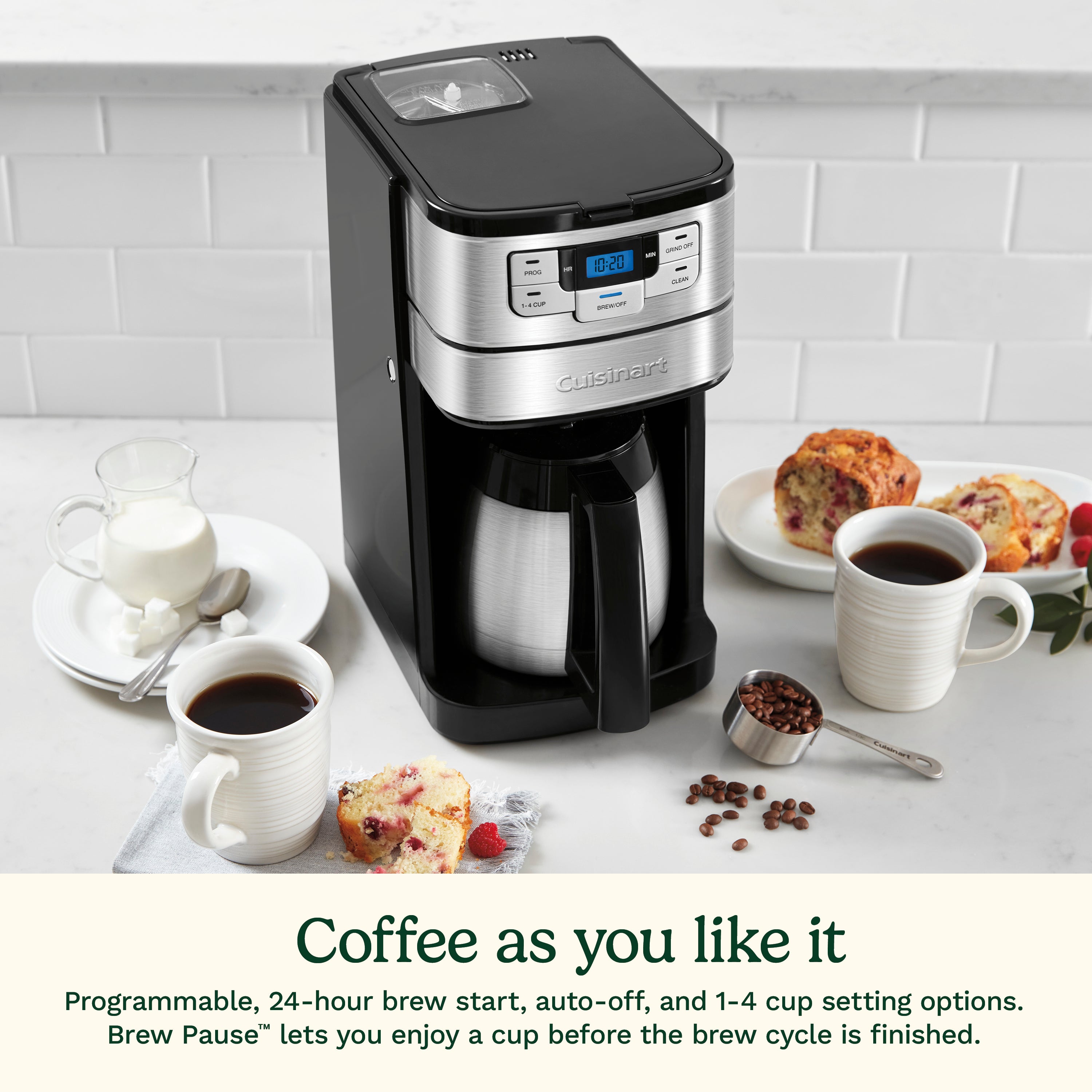 Automatic Grind & Brew 10 Cup Coffee Maker