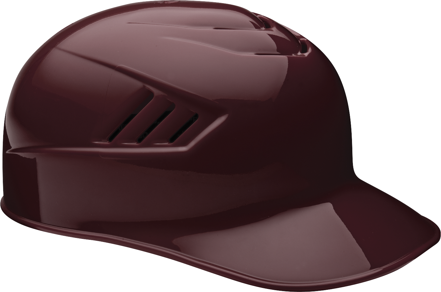 Rawlings Coolflo Gloss Base Coach Helmet - Small - Maroon