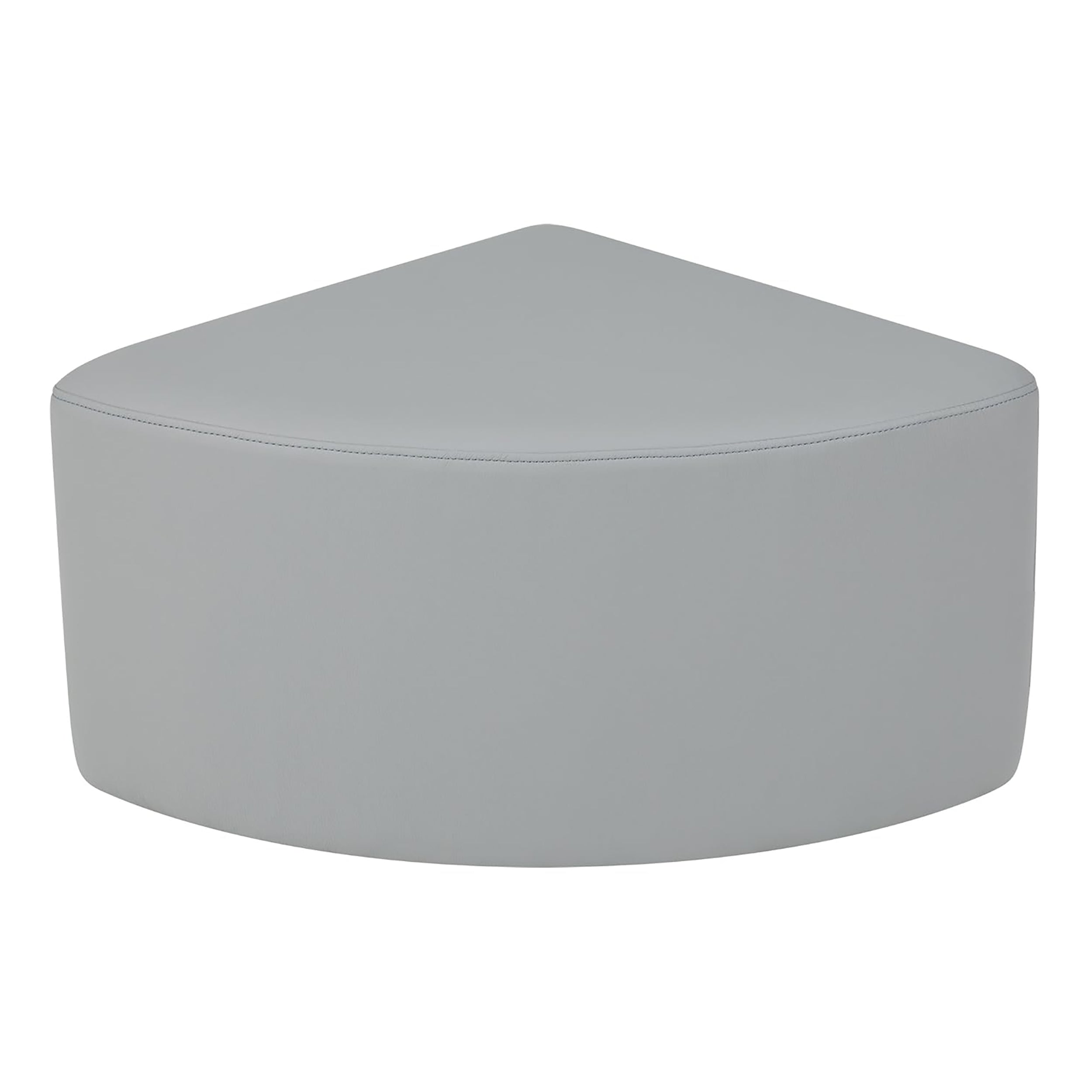 Pro Series Upholstered Pie Ottoman 12" Height - Gray