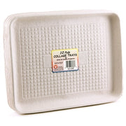 Trays - 10 count, 9" round, pulp