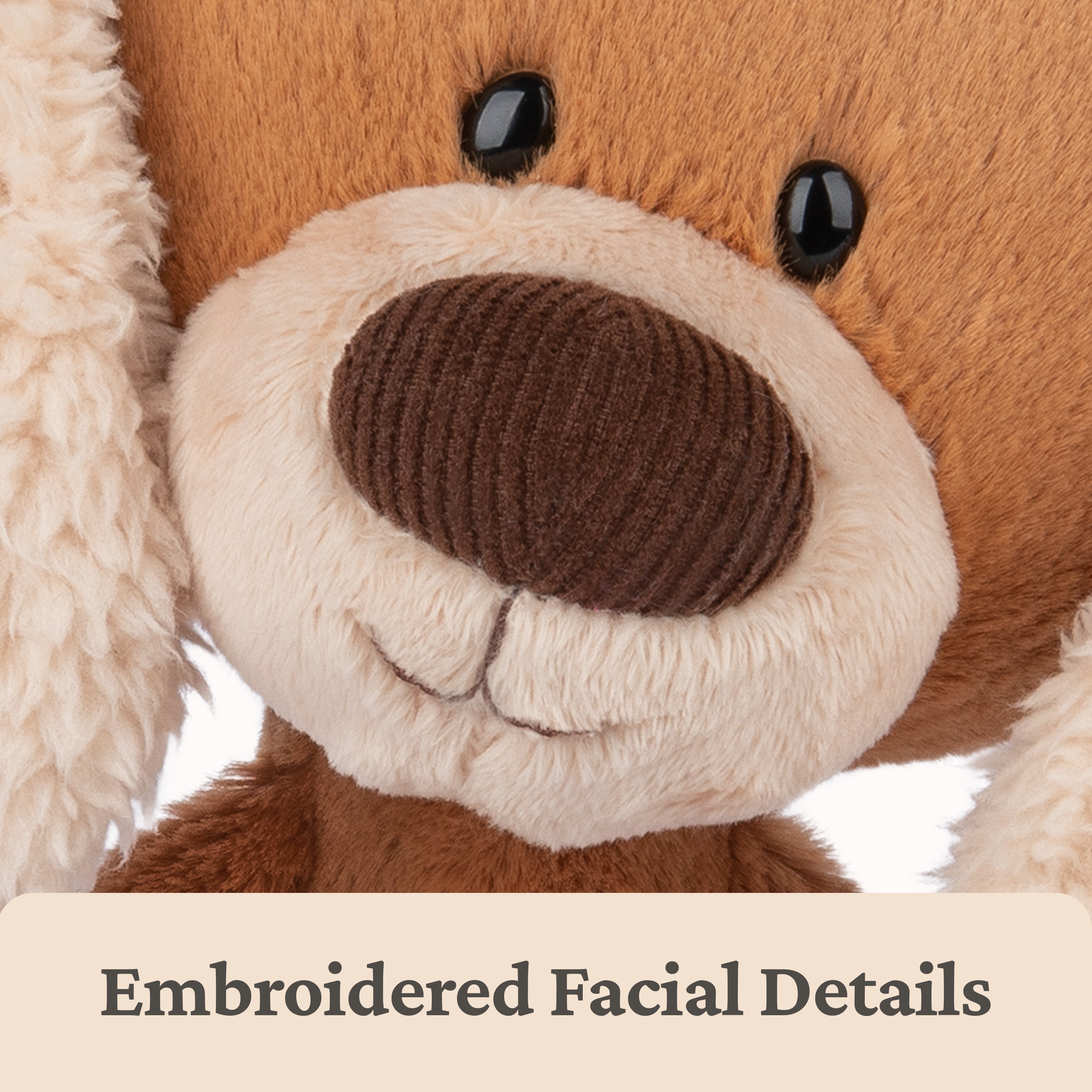 GUND Take-Along Friends, Masi Puppy Dog Plush Stuffed Animal for Ages 1 and Up, Brown/Cream, 15"