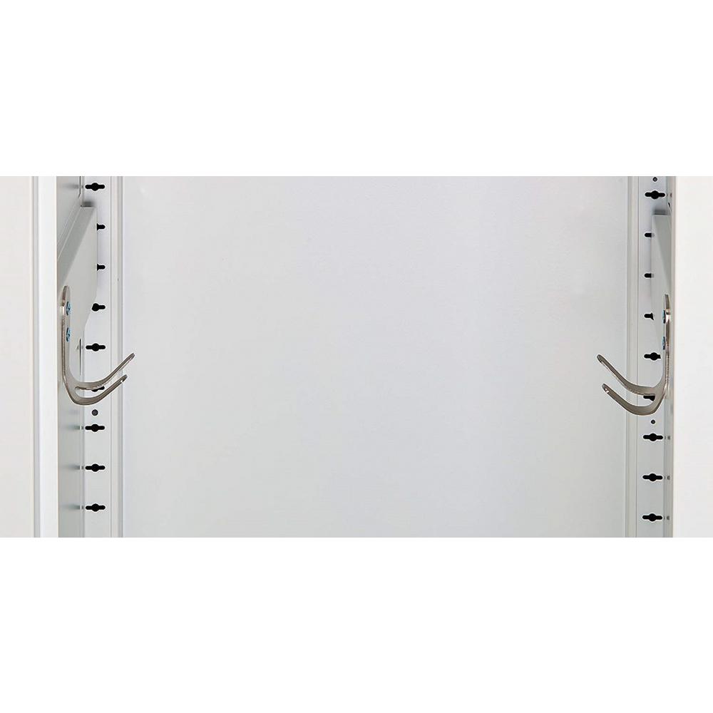 AdirOffice 48 in. H x 15 in. W Steel Single Tier Locker in Purple 2 Pack