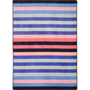 Purple Lei 5'4" x 7'8" area rug in color Multi