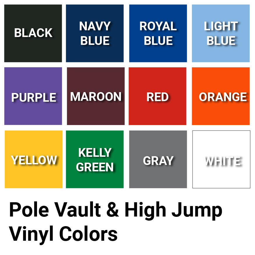 High Jump Landing System Cover - Front  Cut-Out Design (High School)