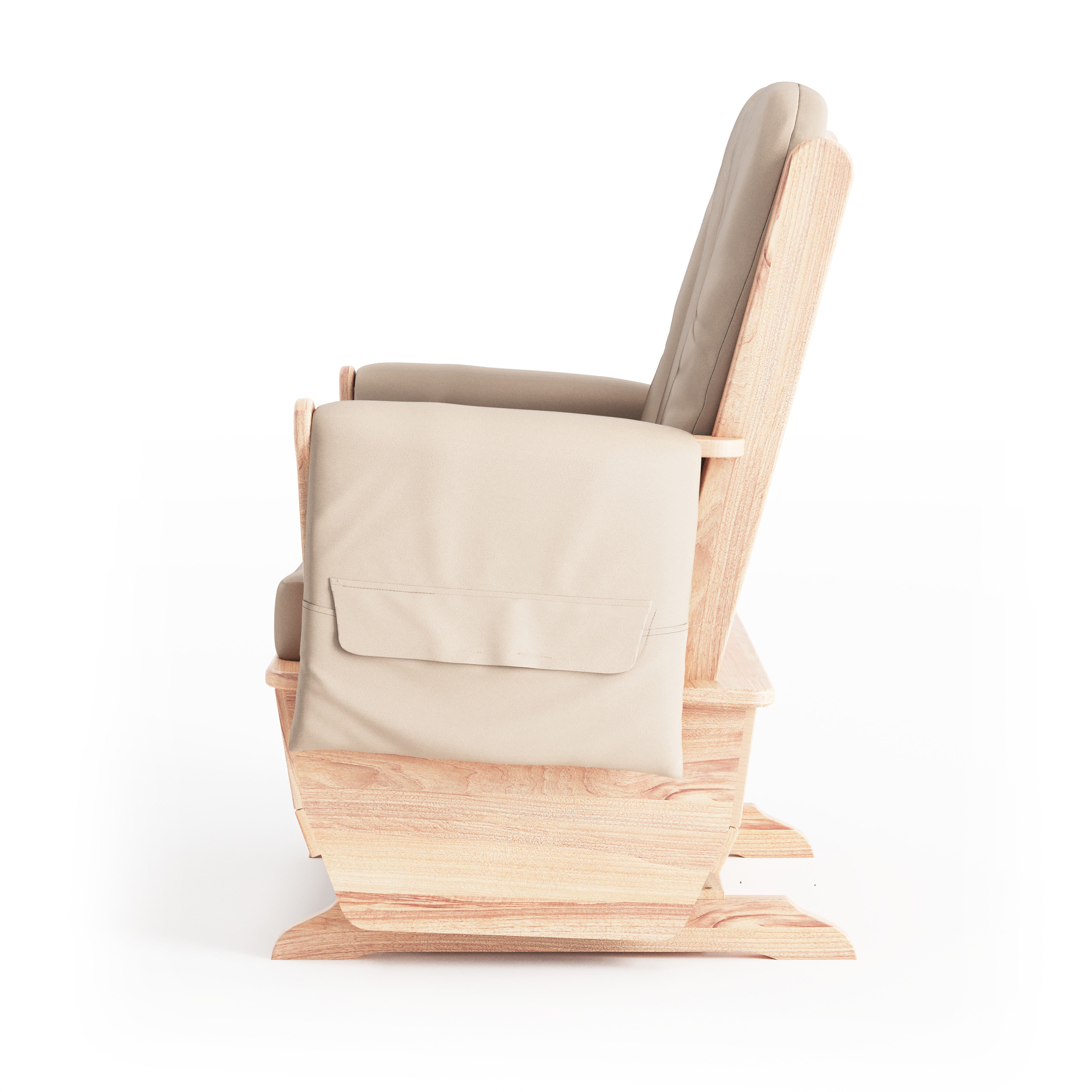 Safe Rocker Glider with Std. Base and Vinyl Cushions