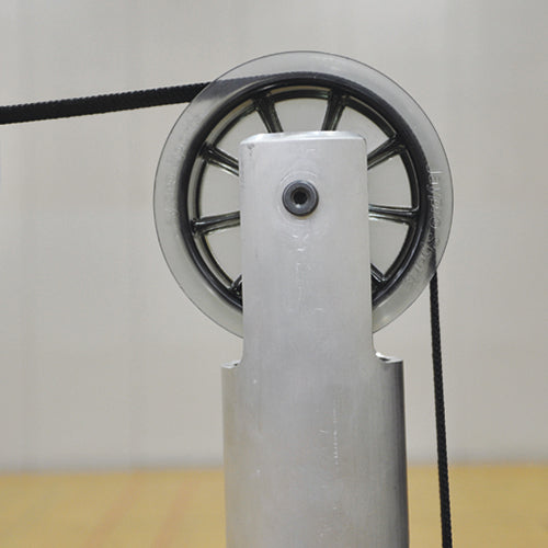 T-Base - Competition Volleyball Uprights (FeatherLite  (Pin-Stop Height Adjust) Upright) - NFHS, NCAA, USVBA Compliant