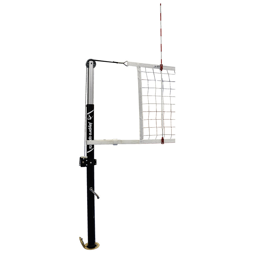 PowerLite  Volleyball System (3-1/2 in. Floor Sleeve) - NFHS, NCAA, USVBA Compliant