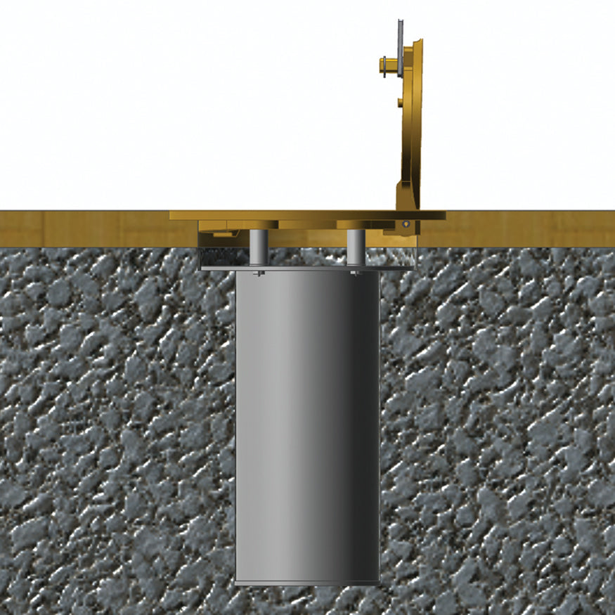 Floor Sleeves with Brass Cover (3 in. O.D. Upright)