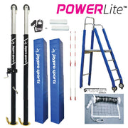 PowerLite  Volleyball System Package (3-1/2 in. Floor Sleeve) - NFHS, NCAA, USVBA Compliant