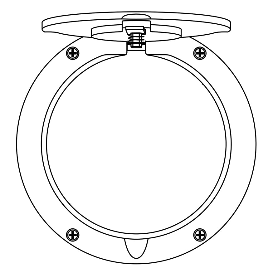 Floor Sleeve Replacement Brass Cover Plate (8-1/2 in.)