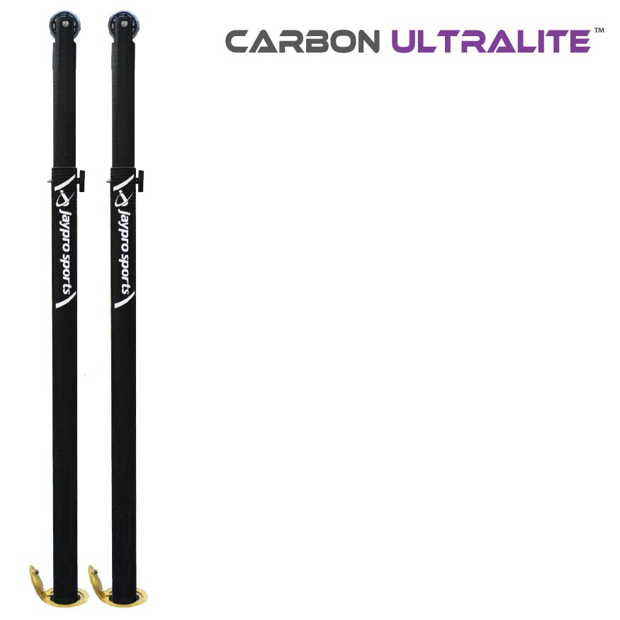 Carbon Ultralite  Volleyball Uprights (3-1/2 in. Floor Sleeve) - NFHS, NCAA, USVBA Compliant